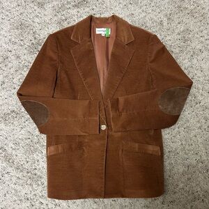 Bloomingdale’s brown corduroy blazer